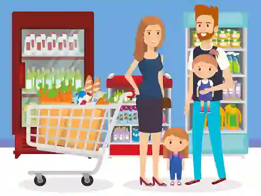 Oyunu Happy Shopping Jigsaw çevrimiçi