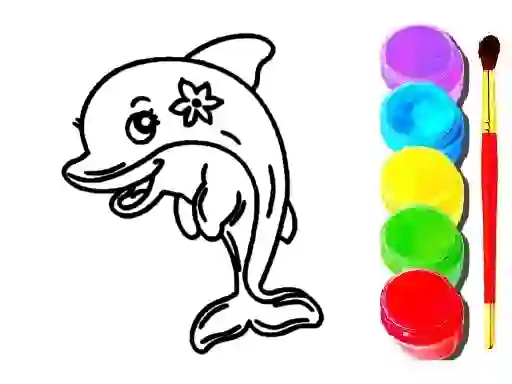 Oyunu Dolphin Coloring Book çevrimiçi