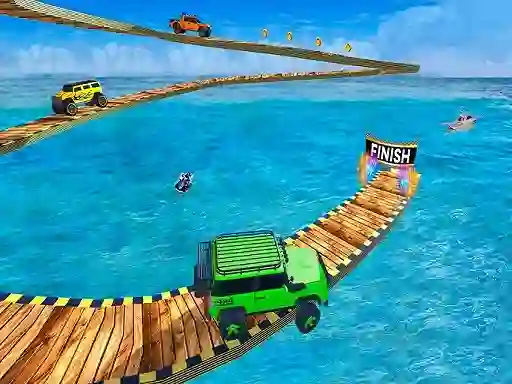 Oyunu Impossible Tracks Jeep Stunts Driving çevrimiçi