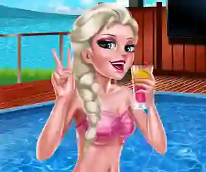 Oyunu Ice Queen Pool Day çevrimiçi