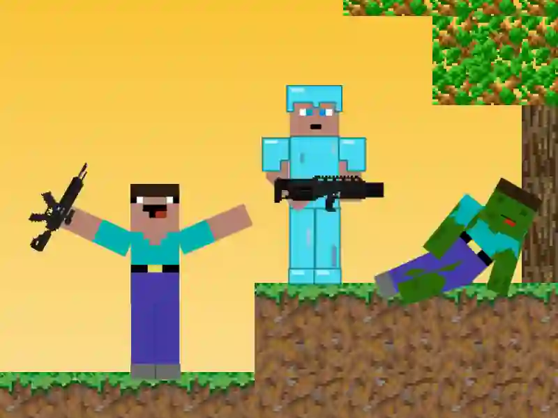 Oyunu Noob vs Pro: Zombie Apocalypse çevrimiçi
