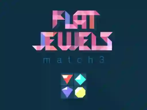 Oyunu Flat jewels match 3 çevrimiçi