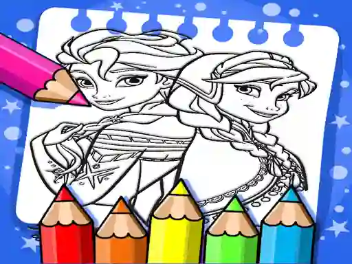 Oyunu Frozen Coloring Book çevrimiçi