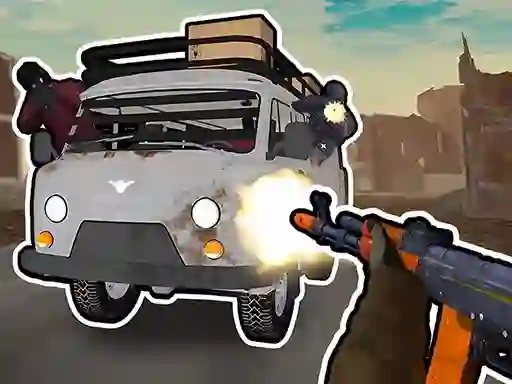 Oyunu Road Chase. Shooter Realistic Guns çevrimiçi