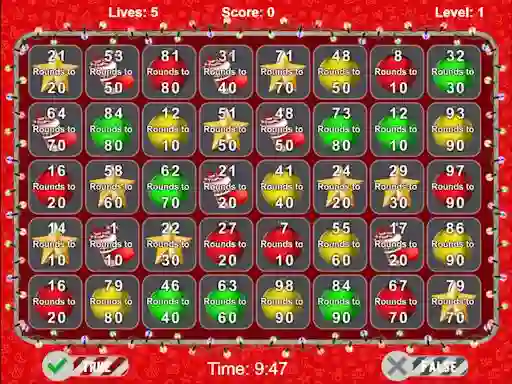 Oyunu Christmas Number Crunch Rounding çevrimiçi