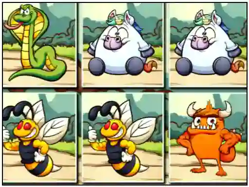 Oyunu Animals Memo Match çevrimiçi