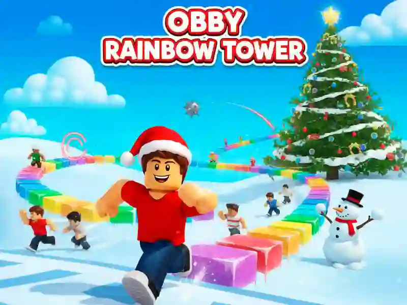 Oyunu Obby Rainbow Tower çevrimiçi