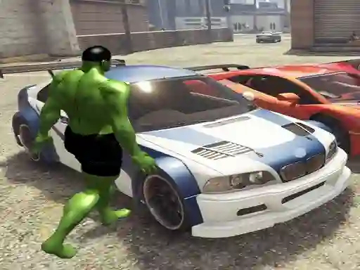 Oyunu Chained Car vs Hulk çevrimiçi