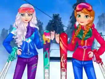 Oyunu Princesses At Ski çevrimiçi