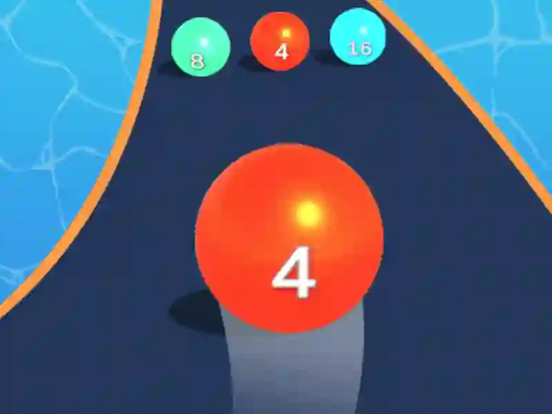 Oyunu Color Ball Run 2048 çevrimiçi