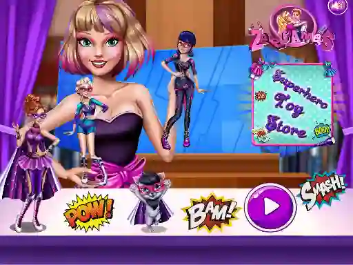 Oyunu Superhero Toy Shop çevrimiçi