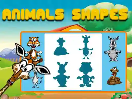 Oyunu Animals Shapes çevrimiçi