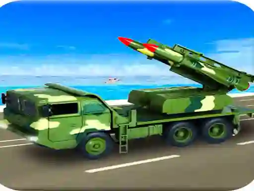 Oyunu Us Army Missile Attack Army Truck Driving Games çevrimiçi