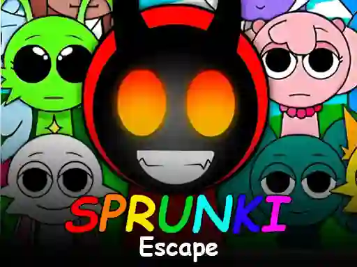 Oyunu Sprunki 3D Escape çevrimiçi