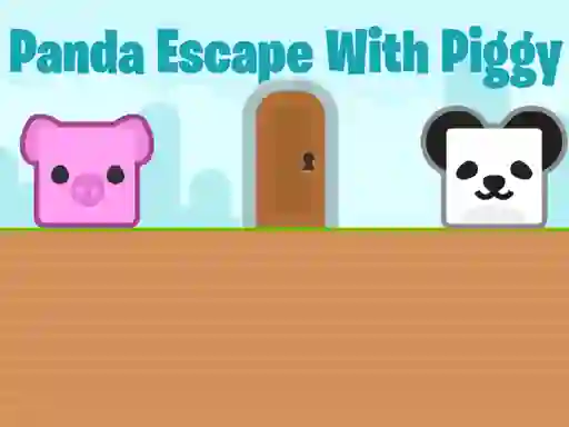 Oyunu Panda Escape With Piggy çevrimiçi