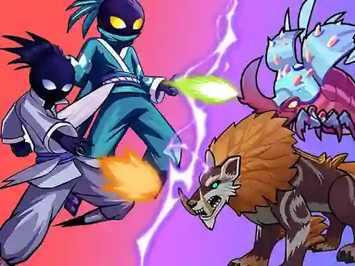 Oyunu Stick Ninja Survival çevrimiçi