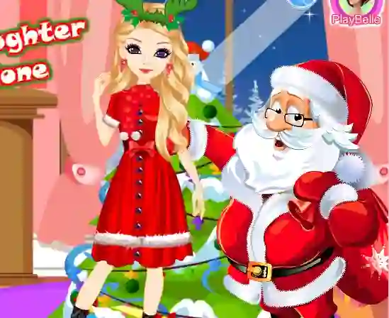 Oyunu Santa's Daughter Home Alone çevrimiçi