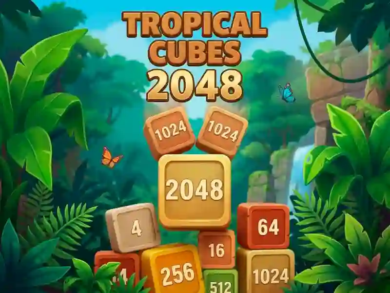 Oyunu Tropical Cubes 2048 çevrimiçi