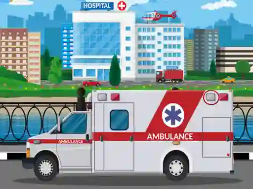 Oyunu Ambulance Trucks Differences çevrimiçi