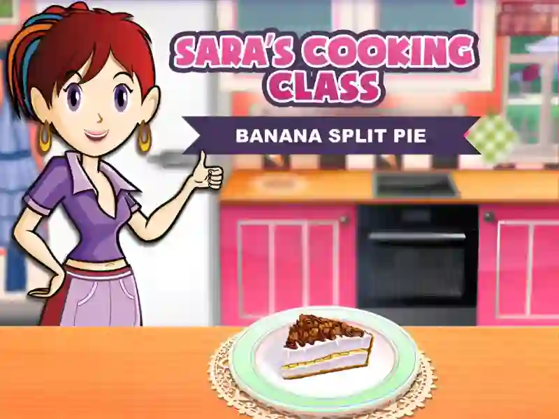 Oyunu Banana Split Pie: Sara`s Cooking Class çevrimiçi