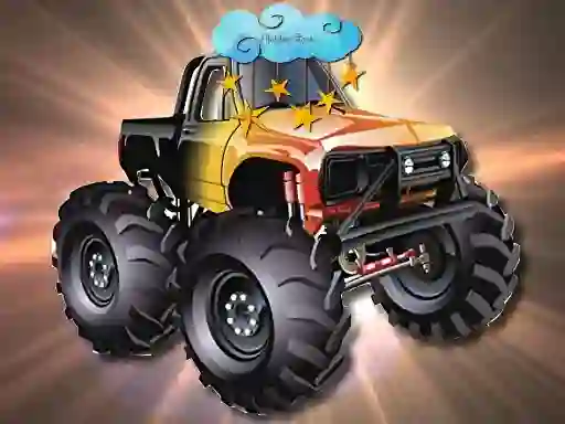 Oyunu Cartoon Trucks Hidden Stars çevrimiçi