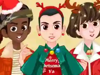 Oyunu Stranger things Christmas party çevrimiçi