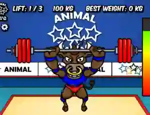 Oyunu Animal Olympics Weight Lifting çevrimiçi