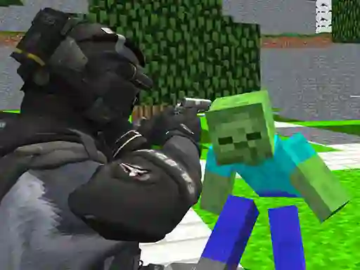 Oyunu Counter Craft Zombies çevrimiçi