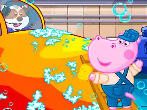 Oyunu Hippo Car Service Station çevrimiçi