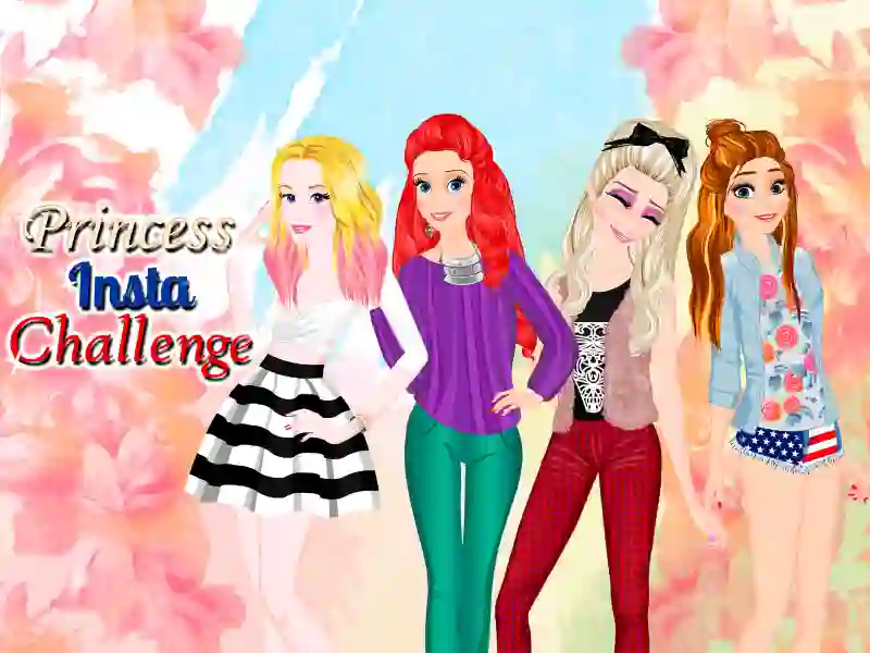 Oyunu Princesses: Instagram Challenge çevrimiçi