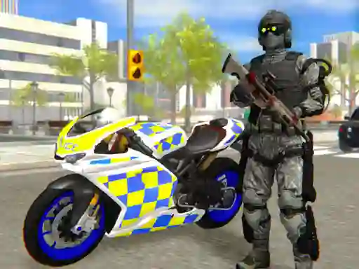 Oyunu Police Bike City Simulator çevrimiçi