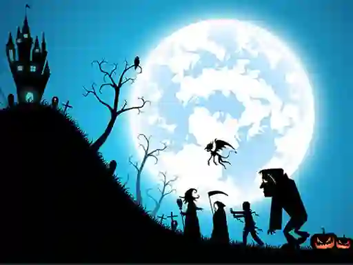 Oyunu Happy Halloween Jigsaw çevrimiçi