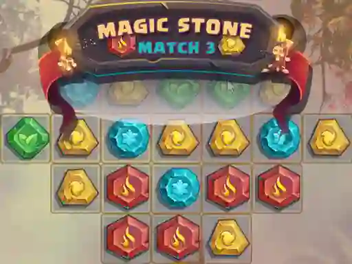 Oyunu Magic Stone Match 3 çevrimiçi