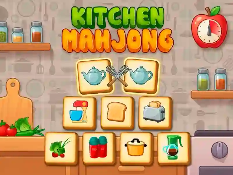 Oyunu Kitchen mahjong çevrimiçi