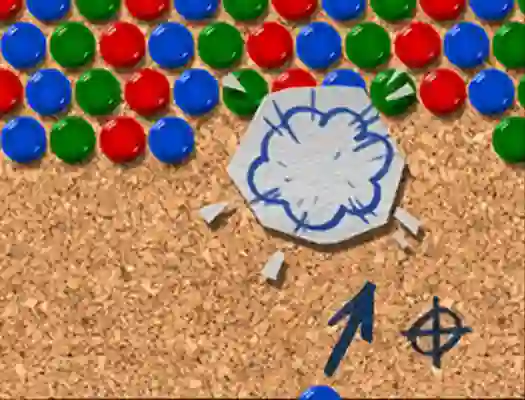 Oyunu Pinboard Bubble Shooter çevrimiçi