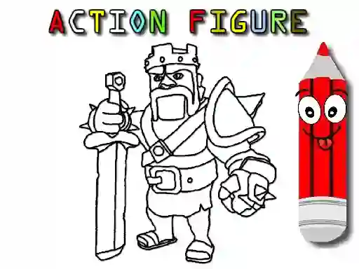 Oyunu Back To School: Action Figure Coloring çevrimiçi