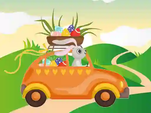 Oyunu Bunnies Driving Cars Match 3 çevrimiçi