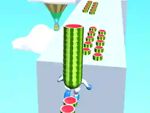 Oyunu Watermelon Run 3d çevrimiçi