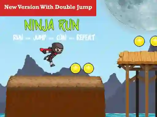 Oyunu Ninja Run Double Jump çevrimiçi