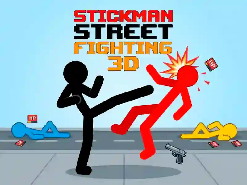 Oyunu Stickman Street Fighting 3d çevrimiçi