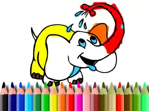 Oyunu Back To School: Elephant coloring çevrimiçi