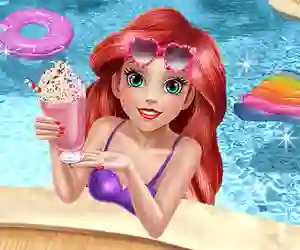 Oyunu Mermaid Princess Pool Time çevrimiçi