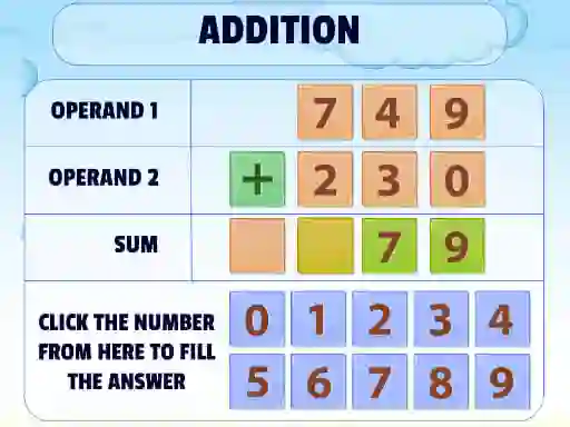 Oyunu Addition Practice çevrimiçi