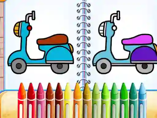 Oyunu Cute Bike Coloring Book çevrimiçi