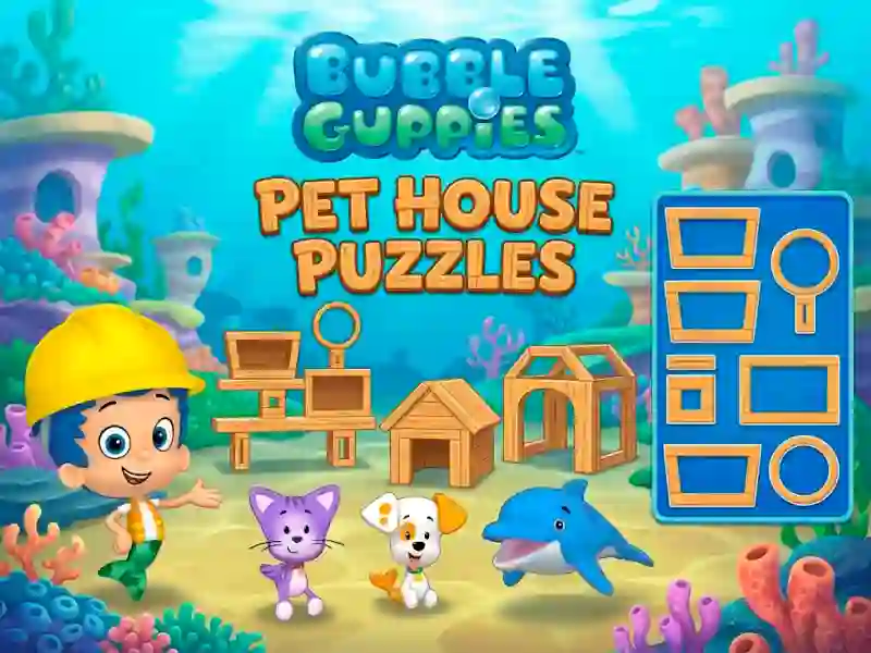 Oyunu Bubble Guppies Pet House Puzzles çevrimiçi
