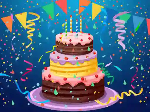 Oyunu Birthday cake puzzle çevrimiçi
