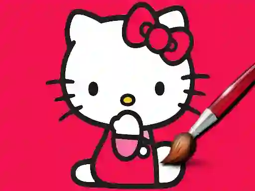 Oyunu Easy Coloring Kitty çevrimiçi