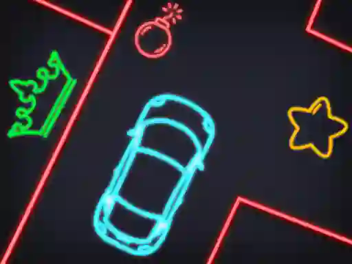 Oyunu Neon Car Puzzle çevrimiçi