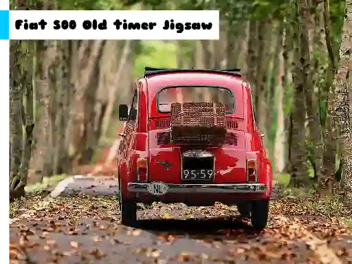 Oyunu Fiat 500 Old Timer Jigsaw çevrimiçi