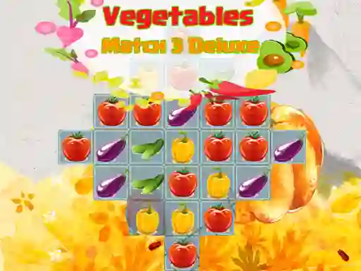 Oyunu Vegetables Match 3 Deluxe çevrimiçi